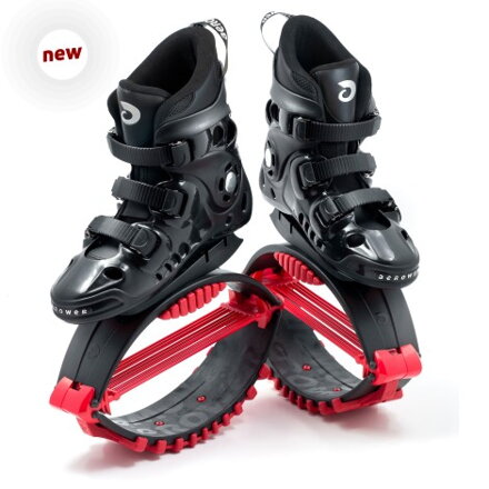 Aerower kangaroo shoes with finely adjustable stiffness