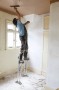 Drywall stilts with improved binding