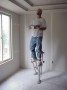 Drywall stilts with improved binding