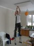 Drywall stilts with improved binding