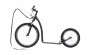 Footbike KOSTKA MUSHING FUN (G6) - wider handlebars